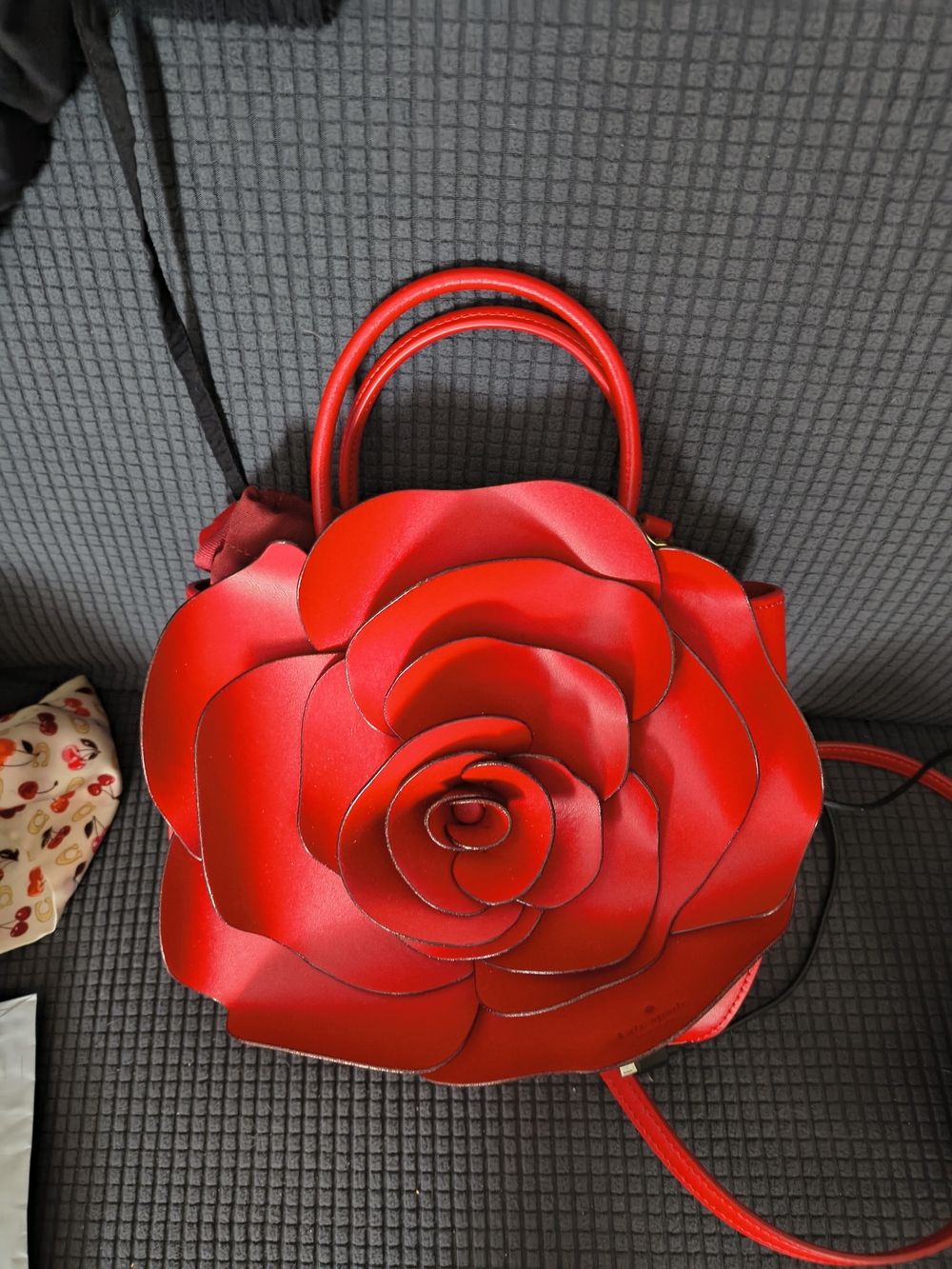 kate spade Red Rose Mini Floral Top-Handle Bag